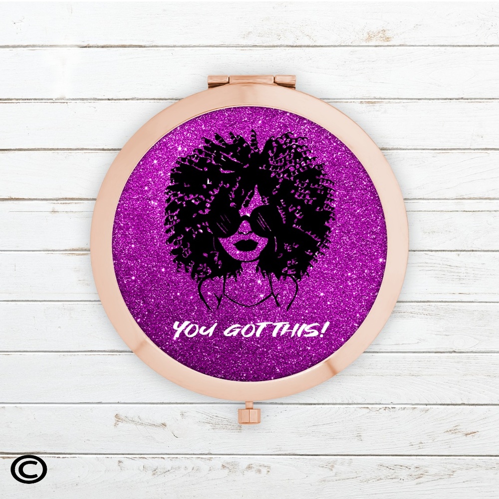 Funny Motivational Compact Mirrors